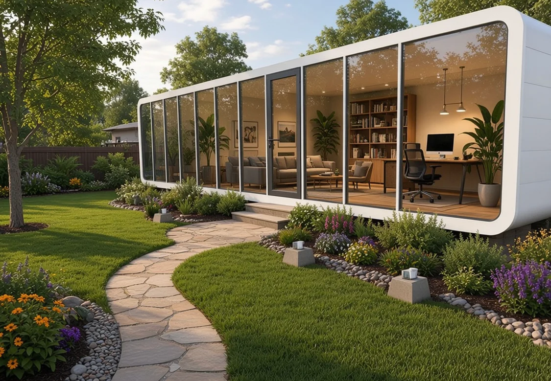 Luxcon ADU modular building exterior